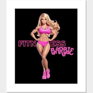 Fitness barbie Posters and Art